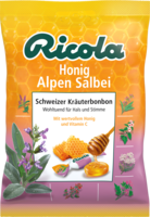 RICOLA-m-Z-Beutel-Honig-Alpen-Salbei-Bonbons
