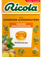 RICOLA o.Z.Box Ingwer Orangenminze Bonbons