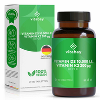 VITAMIN D3 DEPOT 20.000 I.E.+Vitamin K2 200 µg Tab